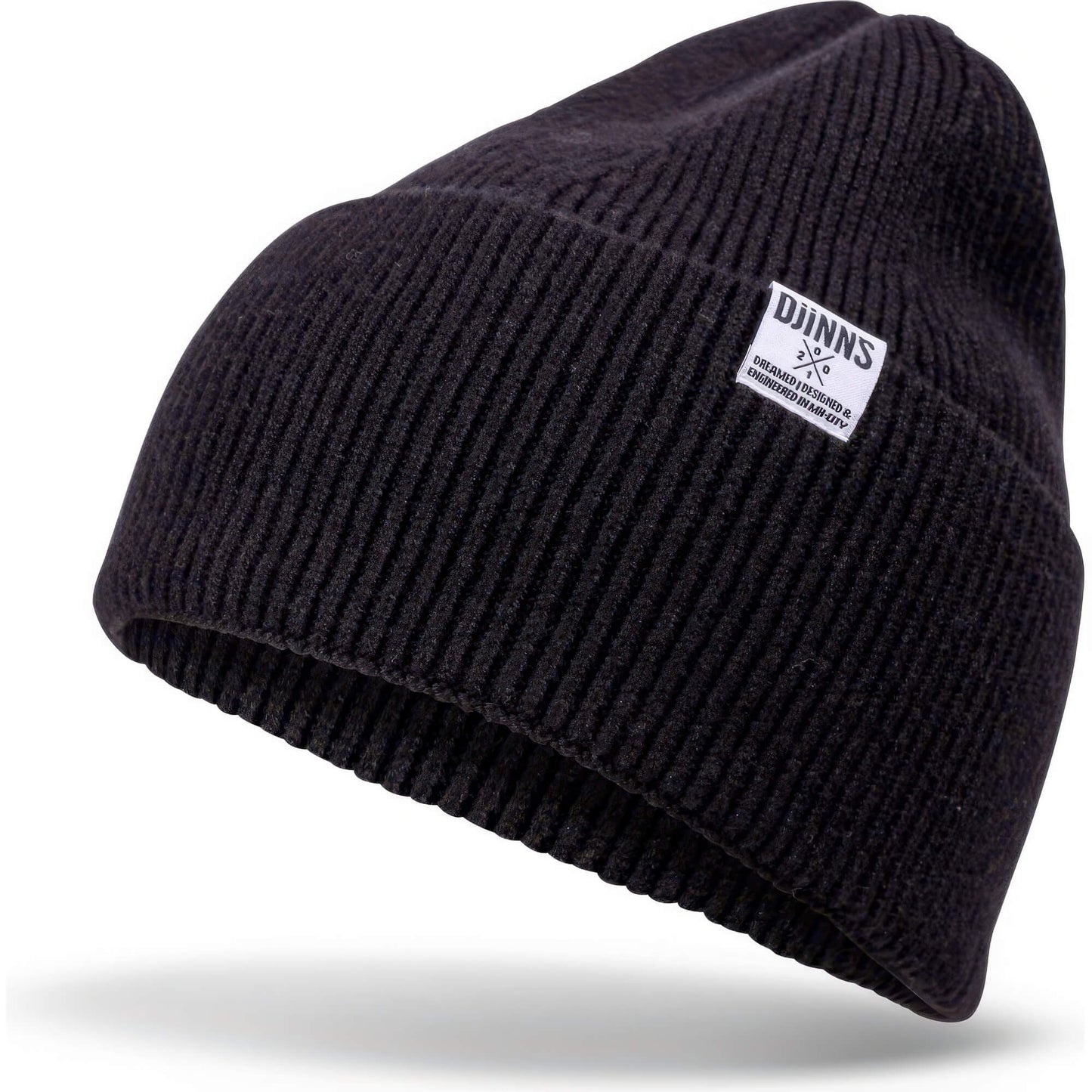 Čiapka DJINN'S Basic Beanie Wooly Knit Black