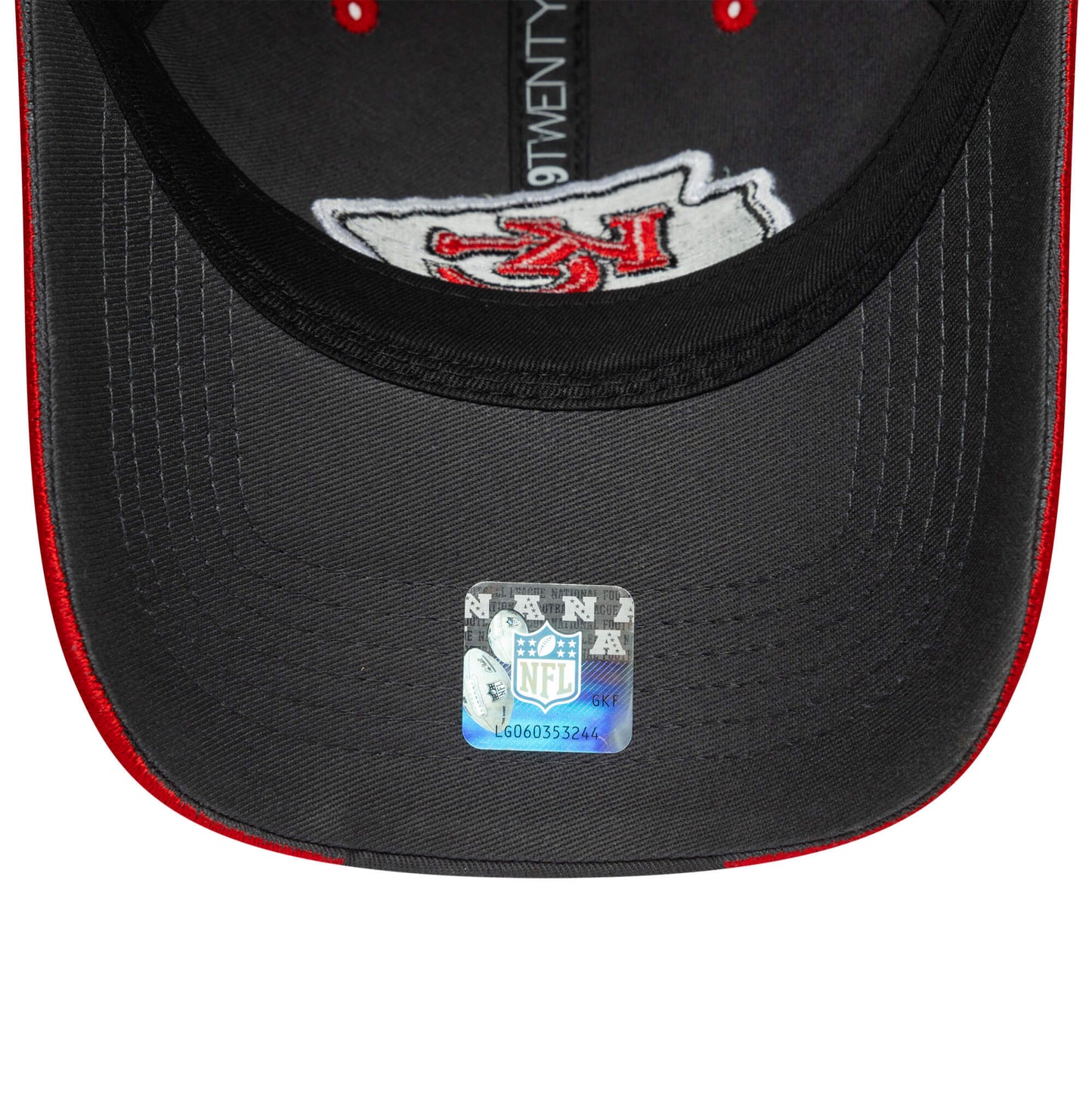 Šiltovka New Era Kansas City Chiefs NFL Charcoal 9TWENTY Adjustable Cap tmavošedá