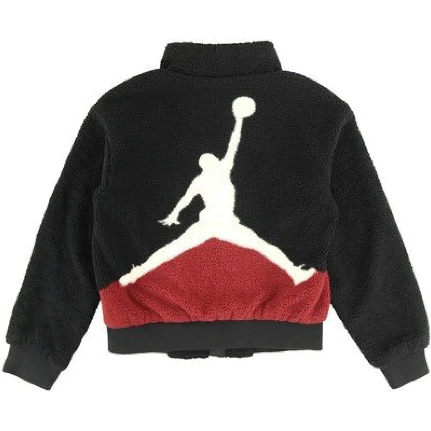 Dievčenská bunda JORDAN Jumpman Sherpa jacket čierna