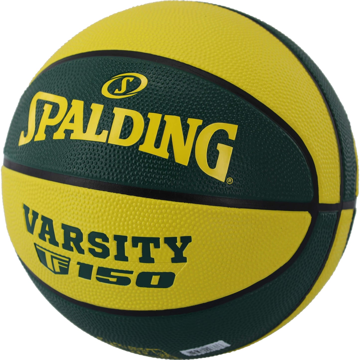 Basketbalová lopta Spalding Varsity TF-150 Basketball Green Yellow veľkosť 7