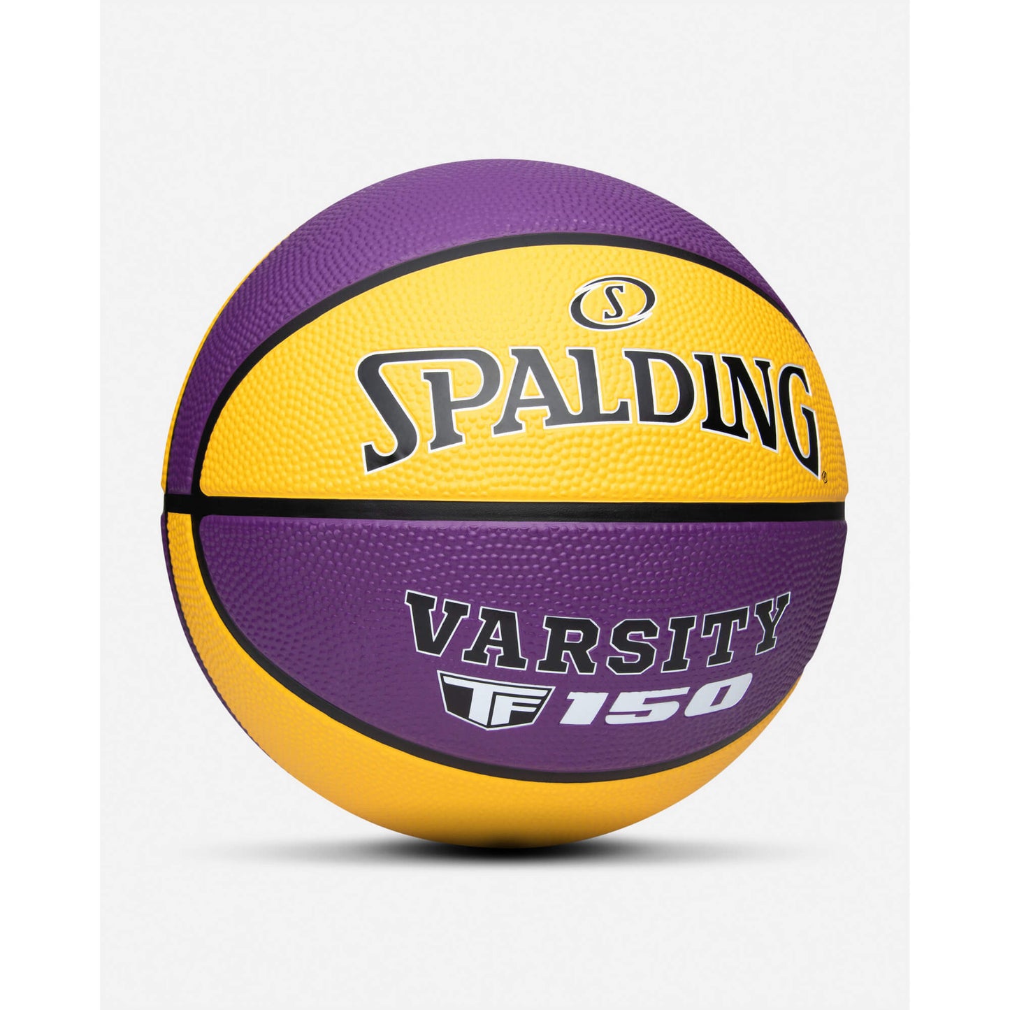 Basketbalová lopta Spalding Varsity TF-150 Basketball Purple gold veľkosť 5