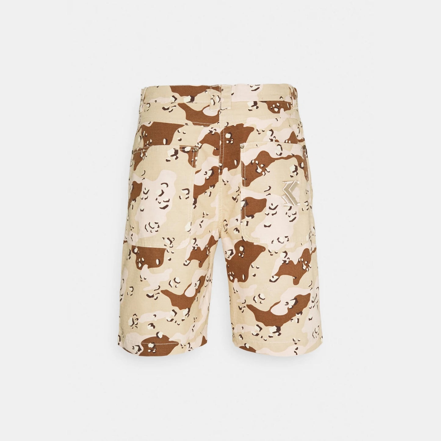 Karl Kani KK Small Signature Washed Camo Shorts sand