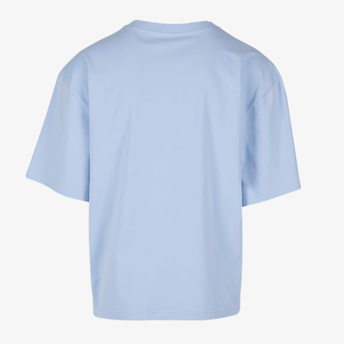 Karl Kani Woven Signature Chrome Logo Crop Tee light blue