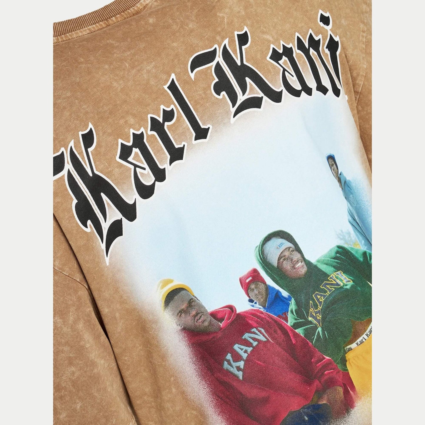 Karl Kani Small Signature Washed Print Tee sand