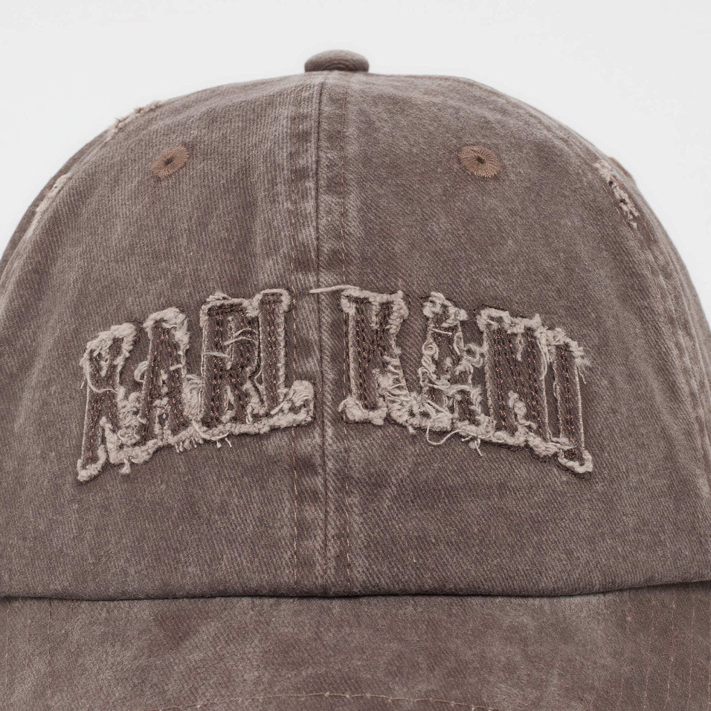 Šiltovka Karl Kani Heritage Distressed Twill Baseball Cap hnedá
