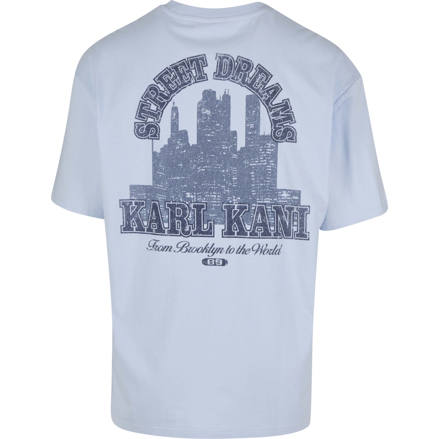 Tričko Karl Kani Signature Oversized T-Shirt bledomodré