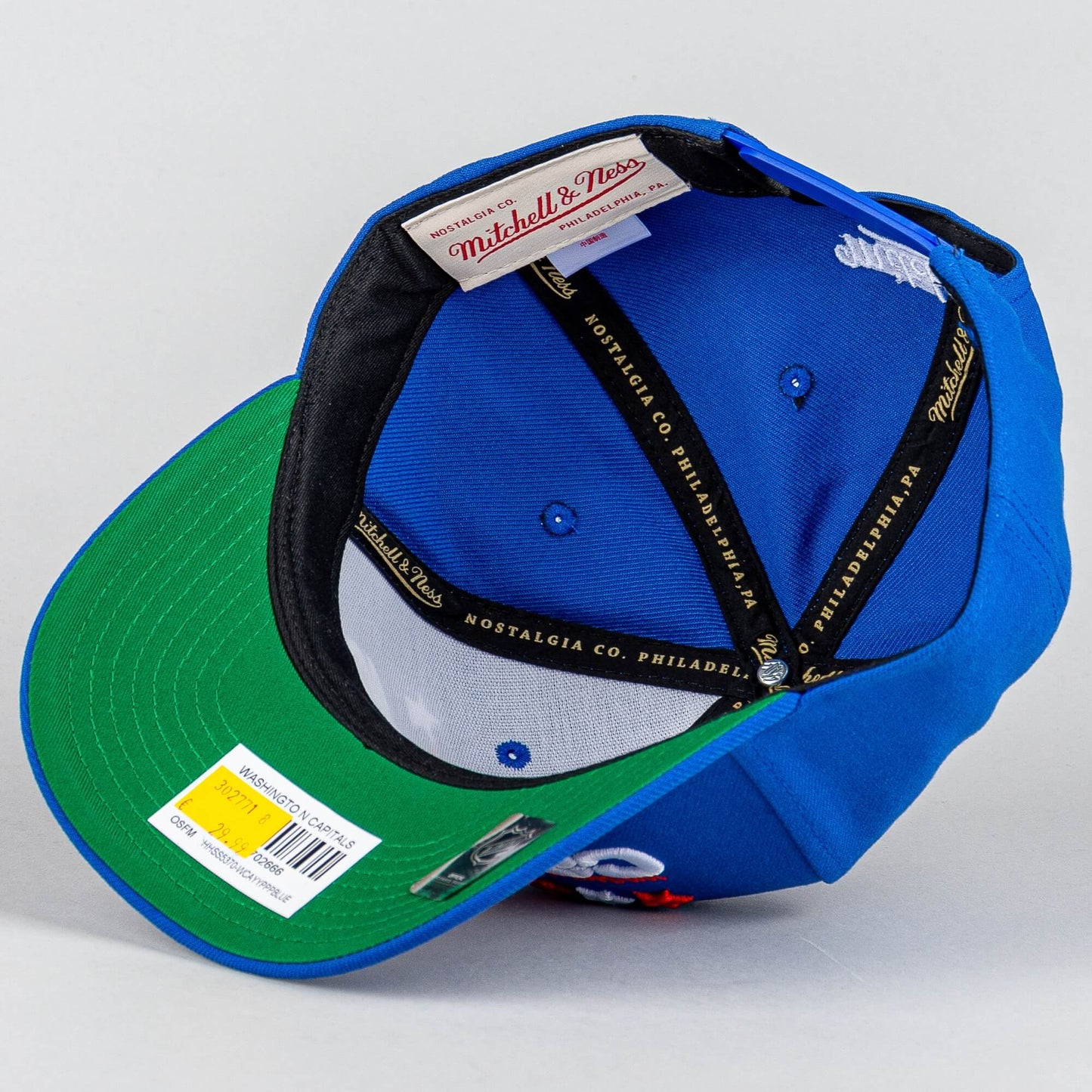 Šiltovka Mitchell & Ness NHL Washington Capitals Team Ground 2.0 Pro Snapback modrá
