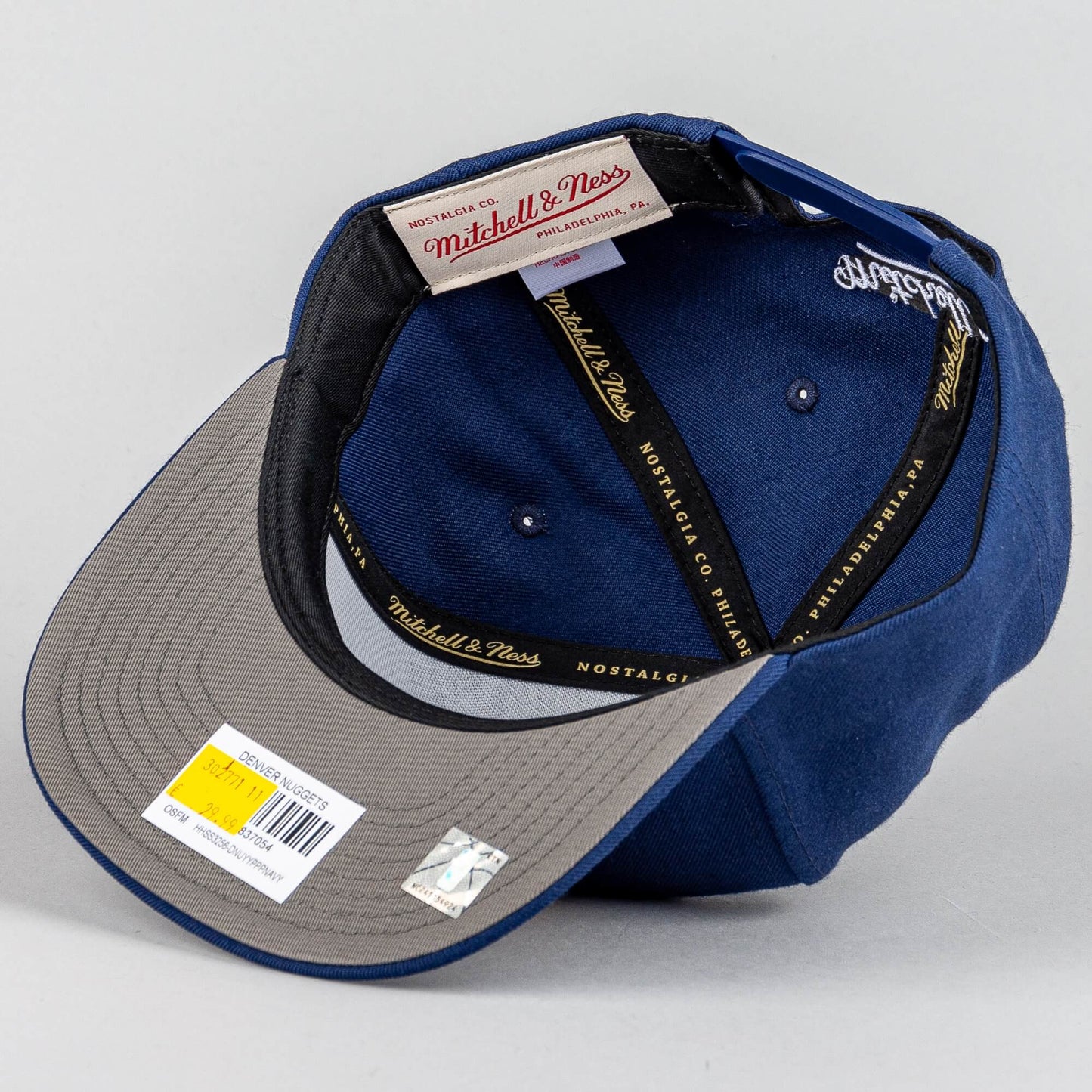Šiltovka Mitchell & Ness Denver Nuggets Team Ground 2.0 Snapback tmavomodrá