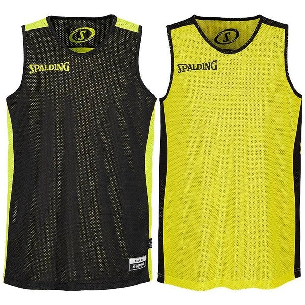 Obojstranný basketbalový dres Spalding Essential Reversible Shirt čierny/žltý