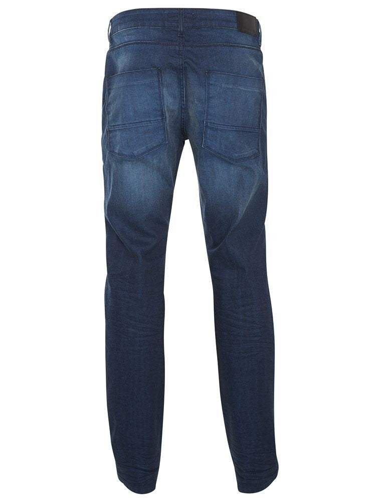 Shine Original Nohavice Loose Fit Jeans Dour Blue