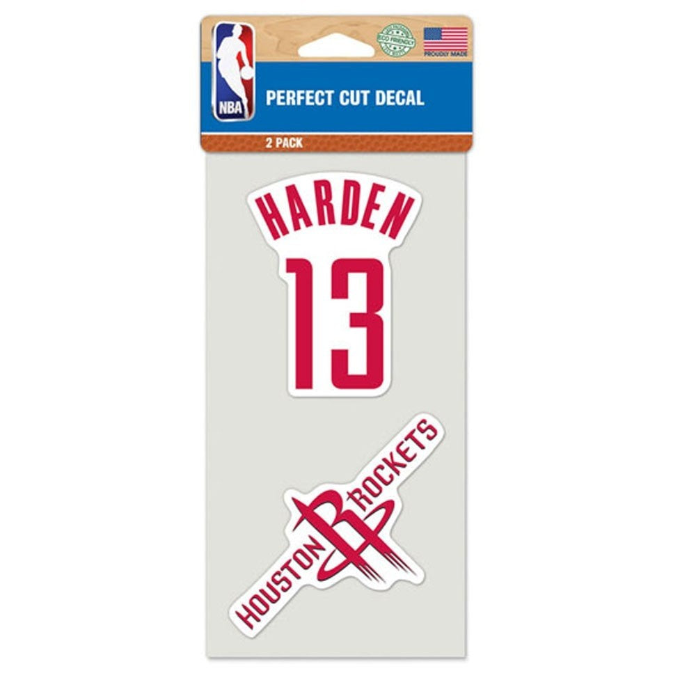 Nálepky Wincraft NBA Perfect Cut Decal James Harden 13 (Houston Rockets)