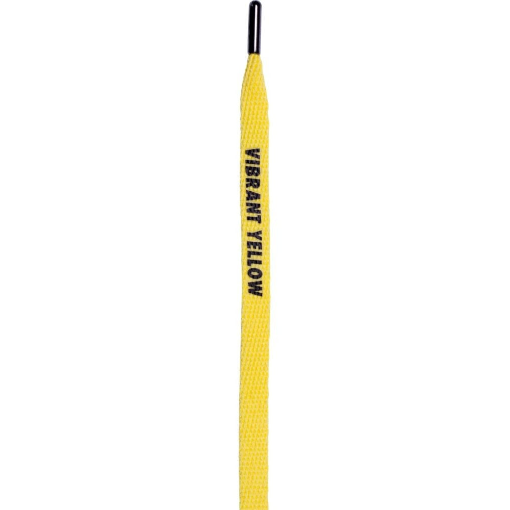 Ploché šnúrky do topánok Tubelaces Hook Up Vibrant Yellow 130 cm žlté