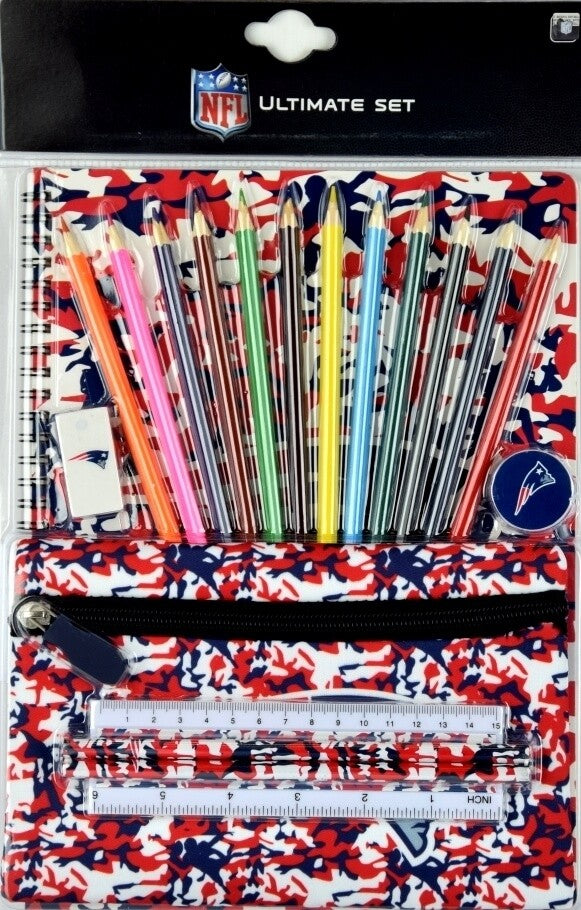 Sideline Collectibles NFL Camo Core Stationery Set New England Patriots