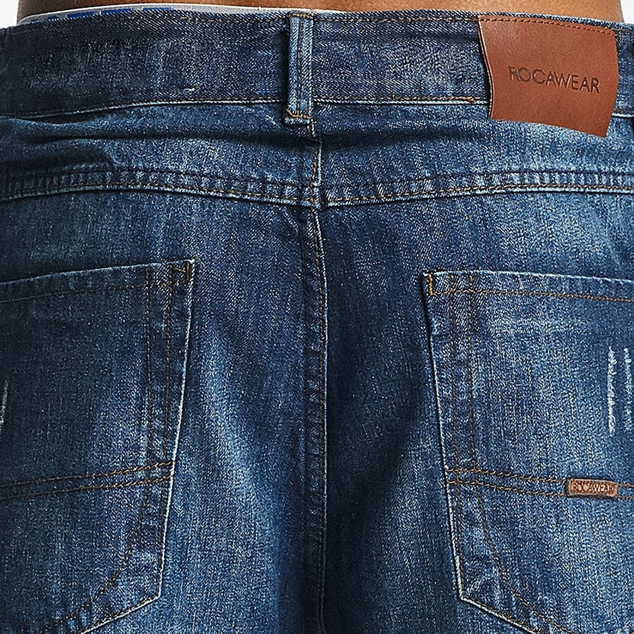 Roca Wear Denim New Mid Blue Tapered Loosefit