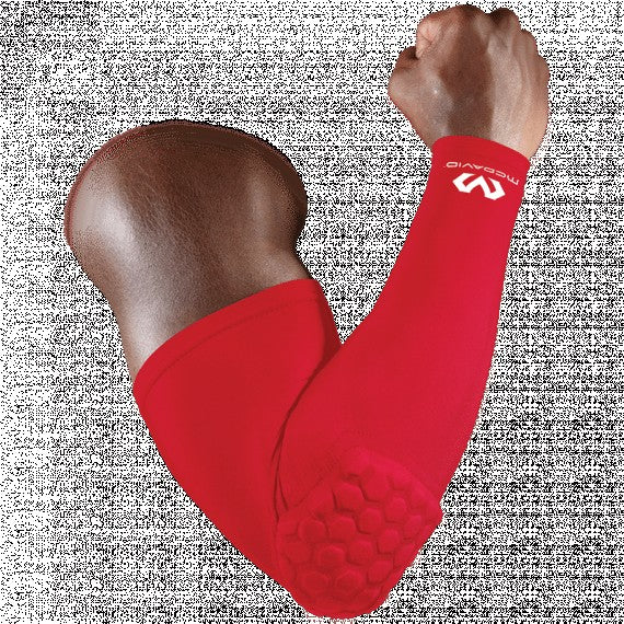 Návlek na lakeť McDavid hex power shooter arm sleeve červený