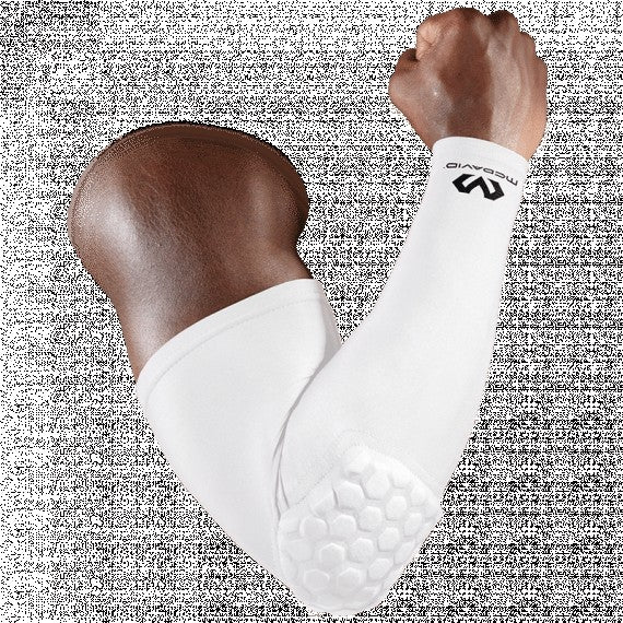 Návlek na lakeť McDavid hex power shooter arm sleeve biely