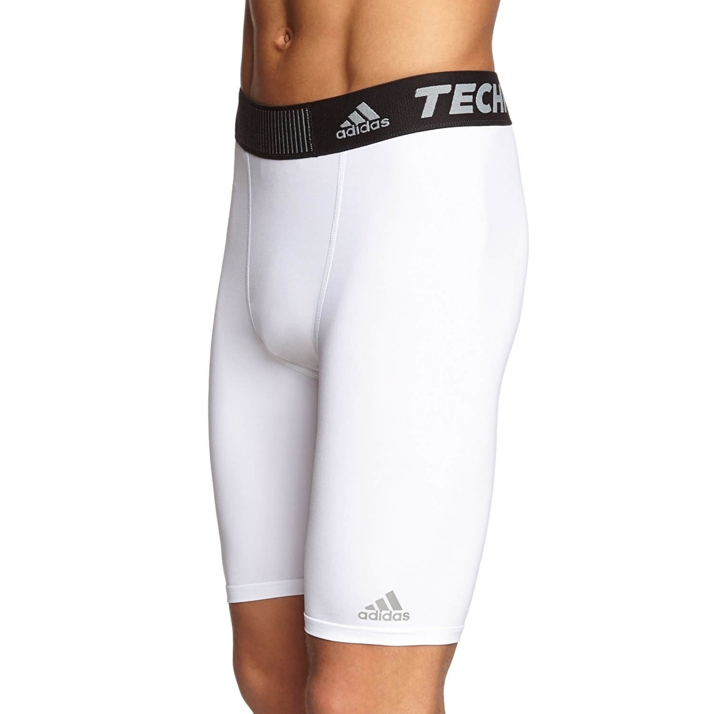 Funkčné šortky Adidas Tech Fit Base Short 9 Tight biele