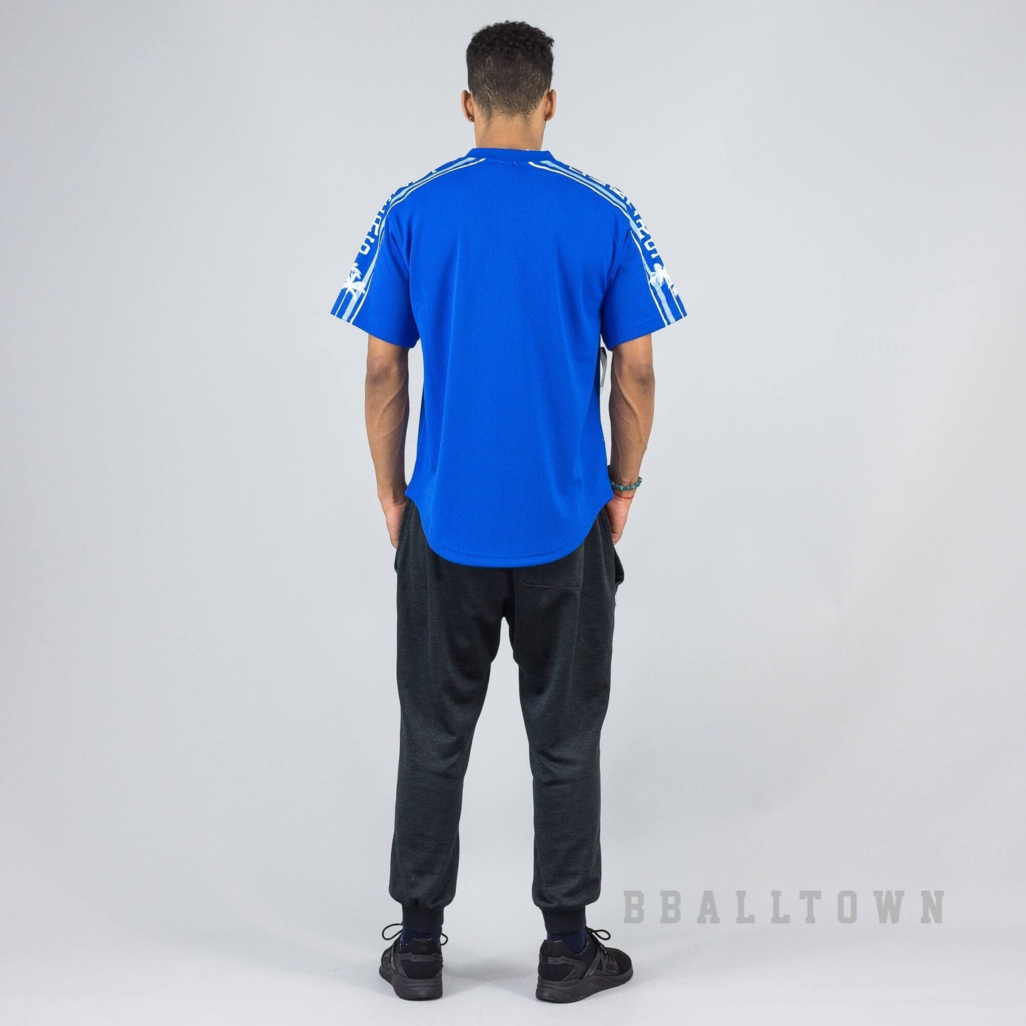 MITCHELL & NESS NBA WINNING TEAM MESH V-NECK LA LAKERS ROYAL