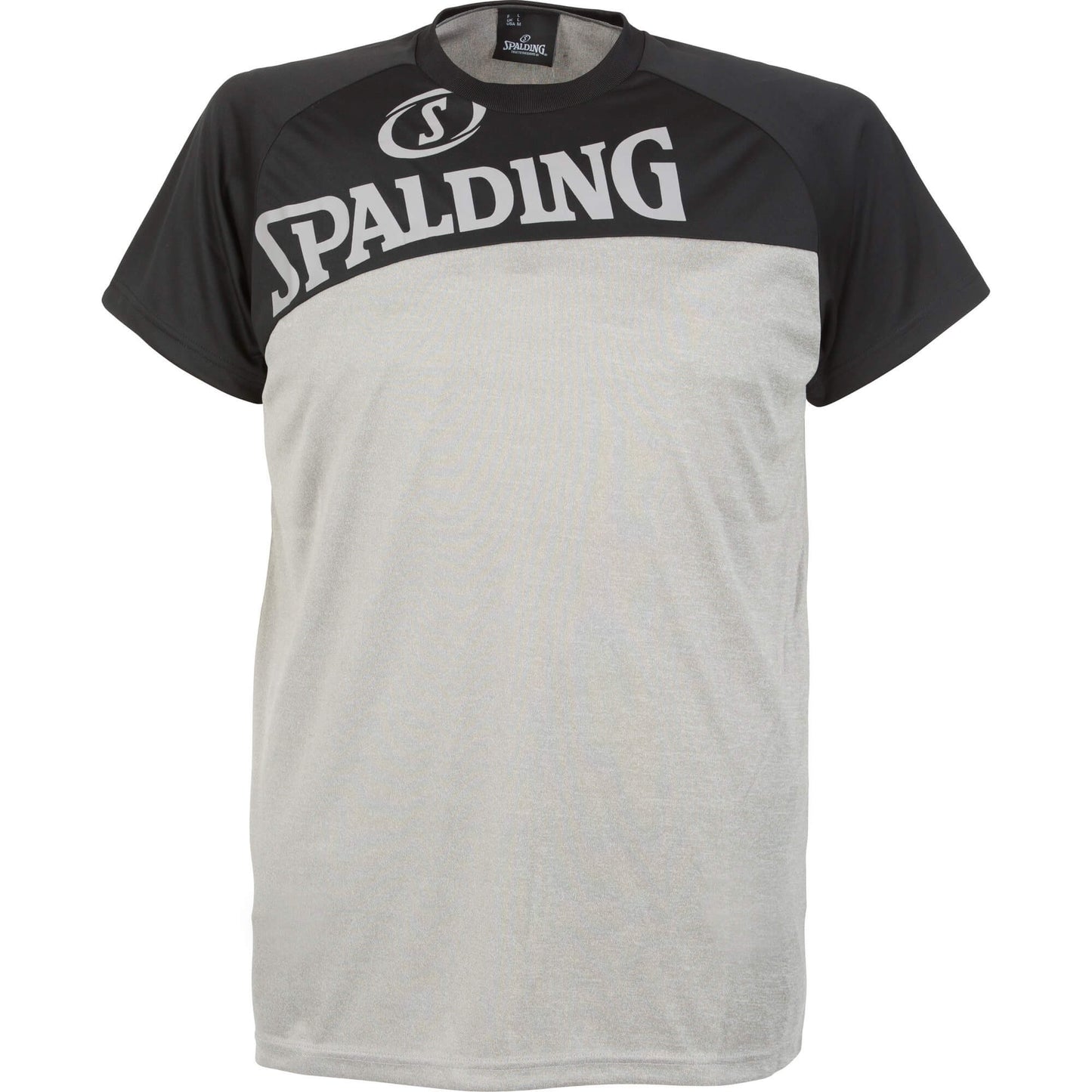 Spalding Street T-Shirt Grey Melange/Black