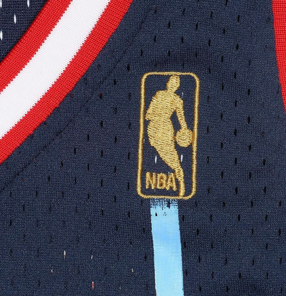 Basketbalový dres Mitchell & Ness NBA Houston Rockets 1996 - 97 Hakeem Olajuwon Nr.34 Road tmavomodrý