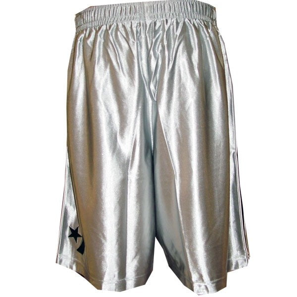 Converse Athletic Basketball Shorts Silver
