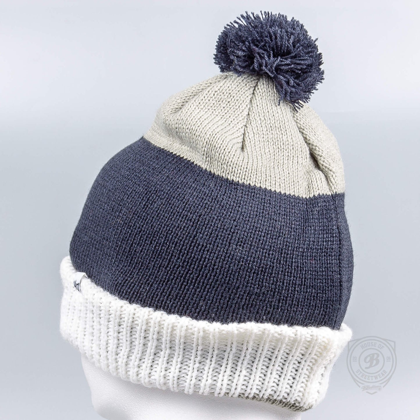 Zimná čiapka s brmbolcom 47 Brand NCAA Yale Bulldogs šedá/tmavomodrá