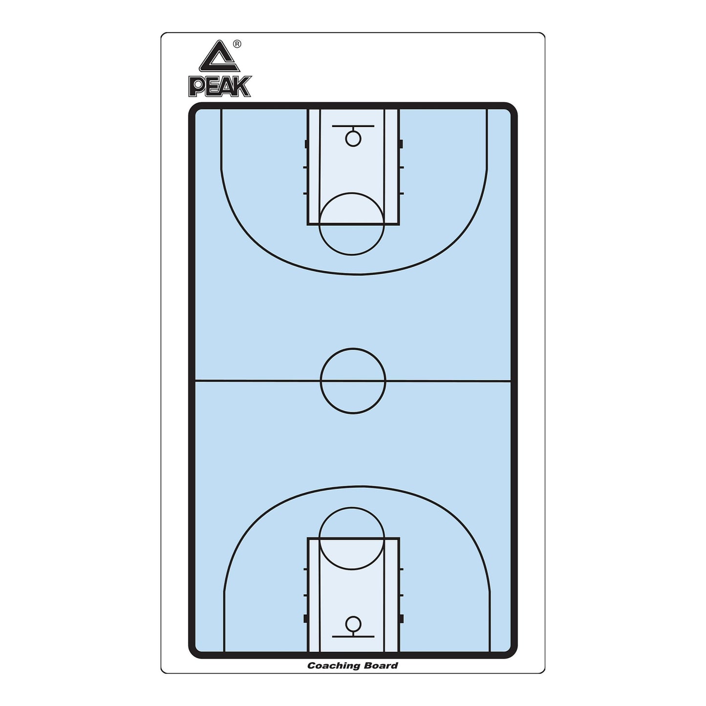 Taktická tabuľka pre basketbalového trénera Peak Basketball Coaching Board (40x24 cm)