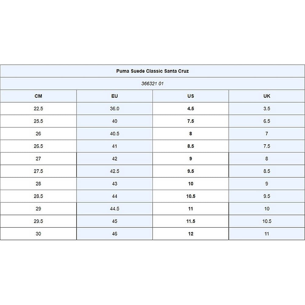 Puma Suede Classic X Santa Cruz Black