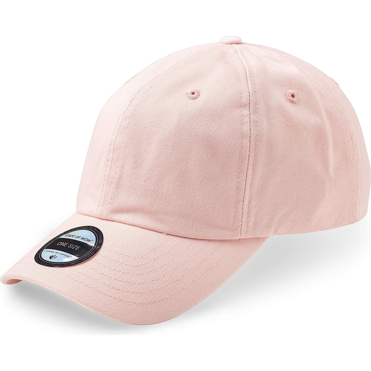 State Of Wow Šiltovka Vincent 2 Soft Baseball Cap Lt Pink