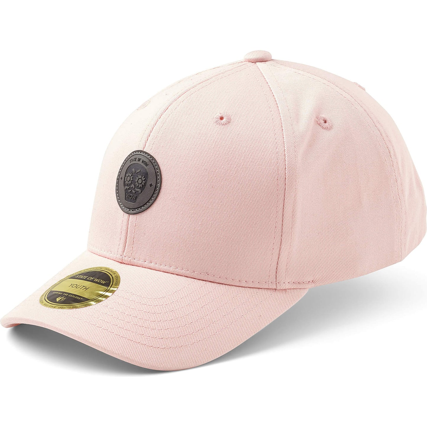 State Of Wow Šiltovka Drake Youth Baseball Cap Lt Pink