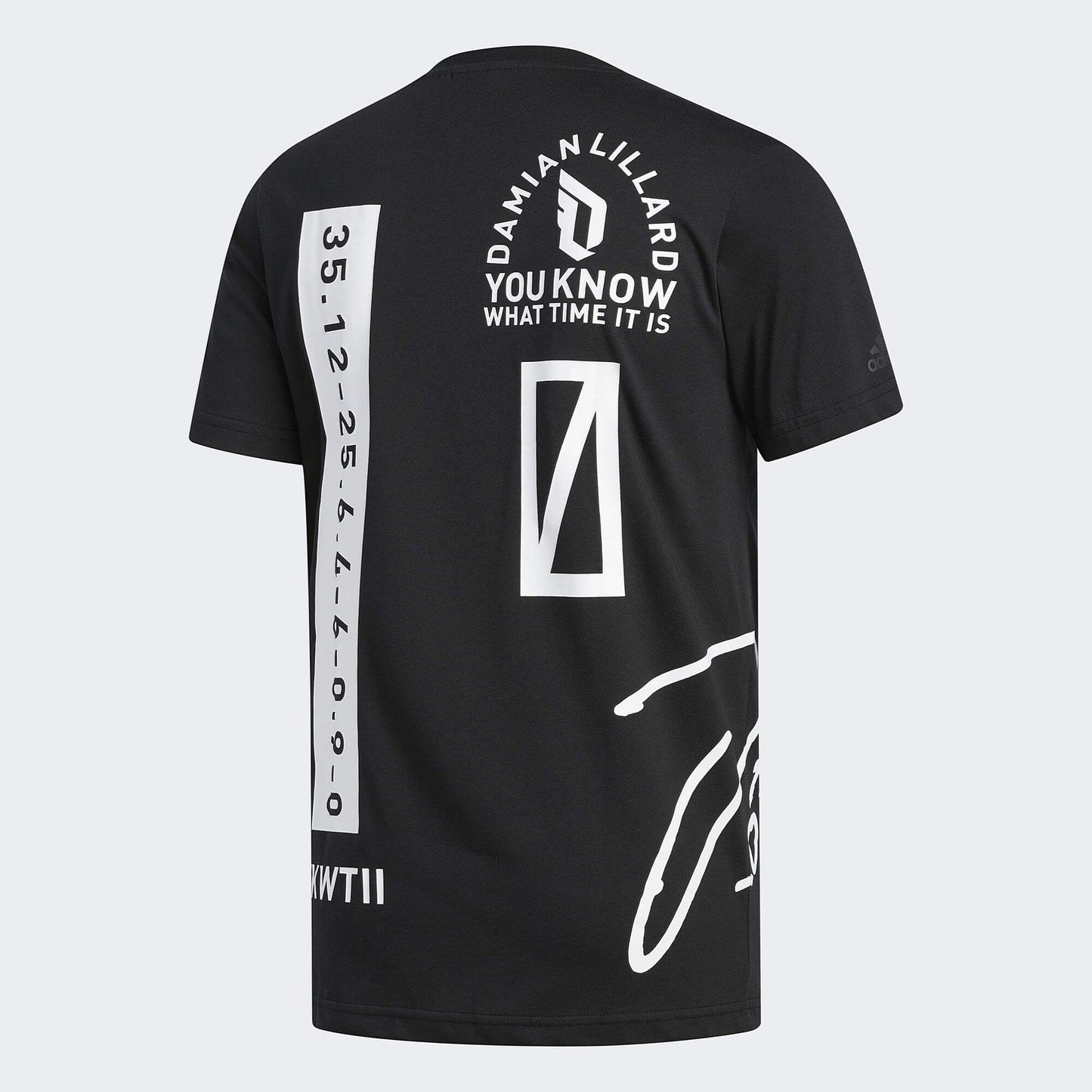 Adidas Dame Logo Tee 2 Black