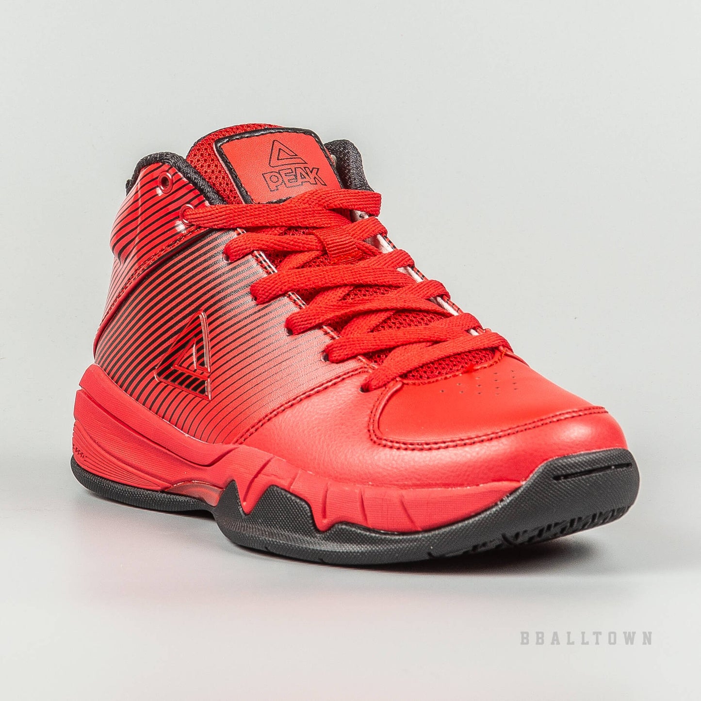 PEAK kid basketball shoes E43010A black/red