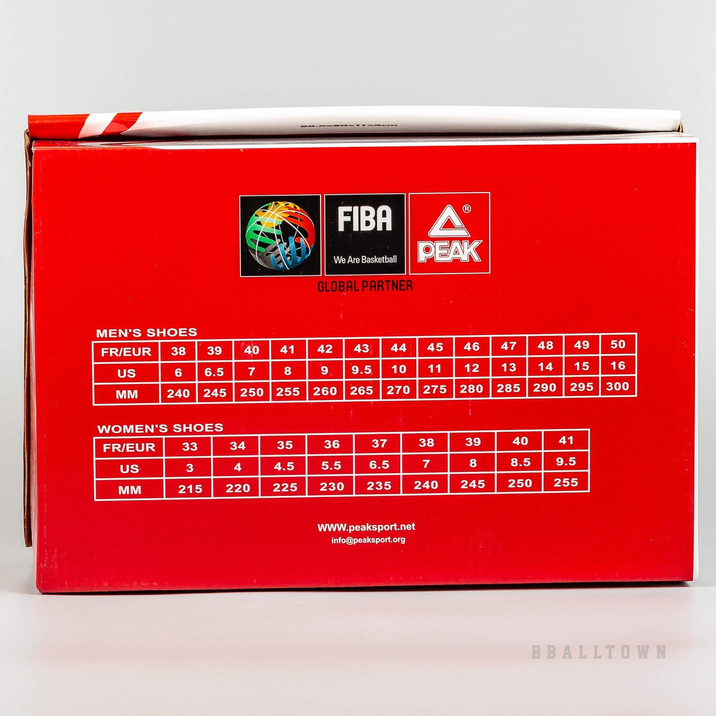 Peak Basketball Shoes Kids White/Red