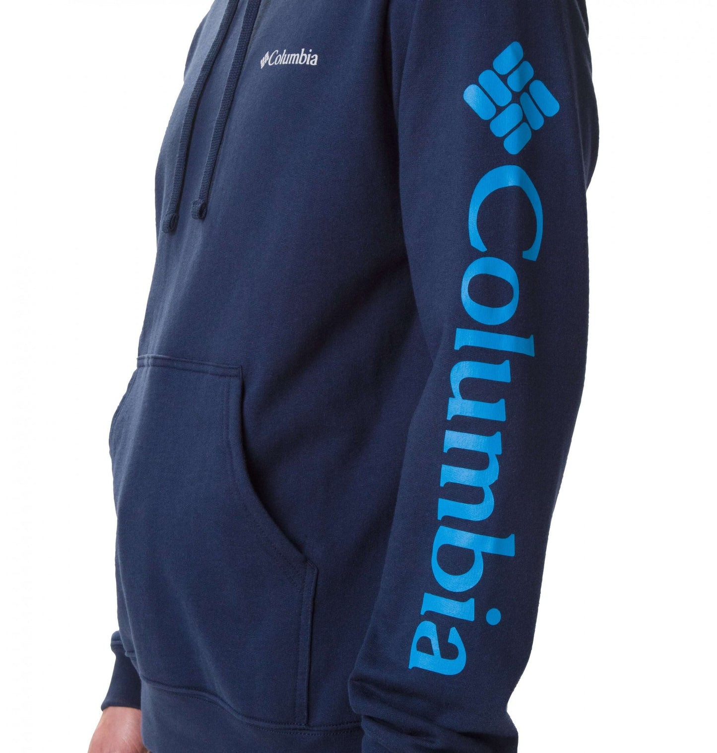 Mikina s kapucňou Columbia Viewmont™ II Sleeve Graphic Hoodie tmavomodrá