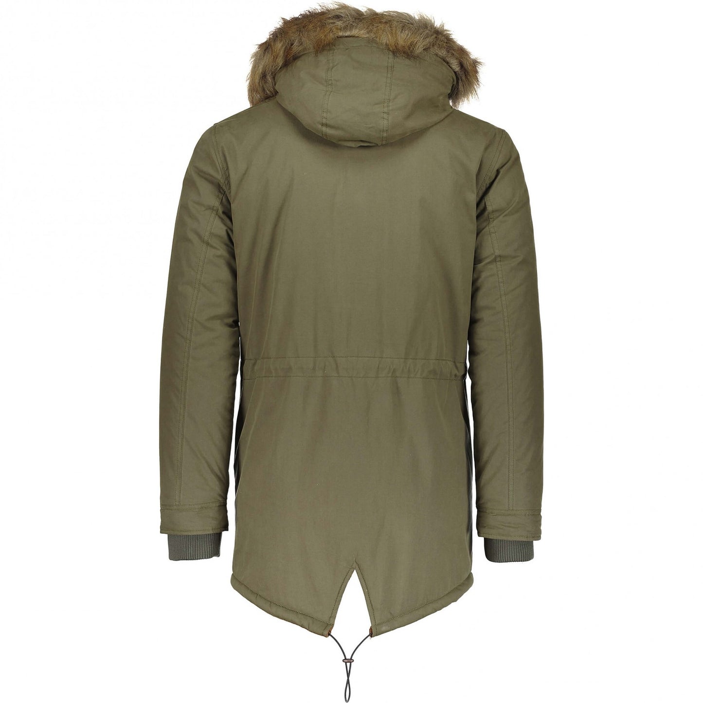 Zimná bunda Shine Original Taequin Parka With Faux Fur Army olivová