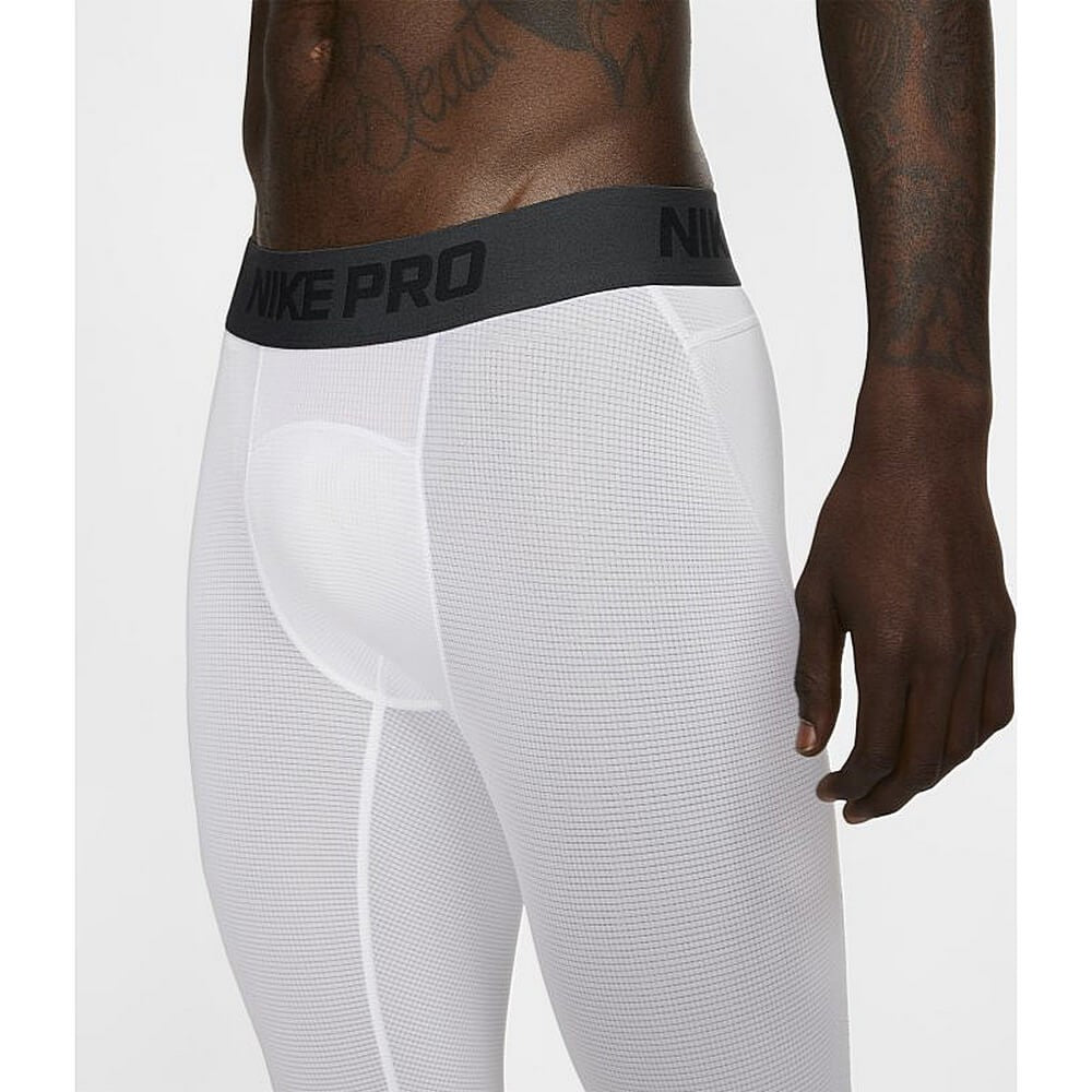 Legíny Nike Pro Men'S 3/4 Basketball Tights biele