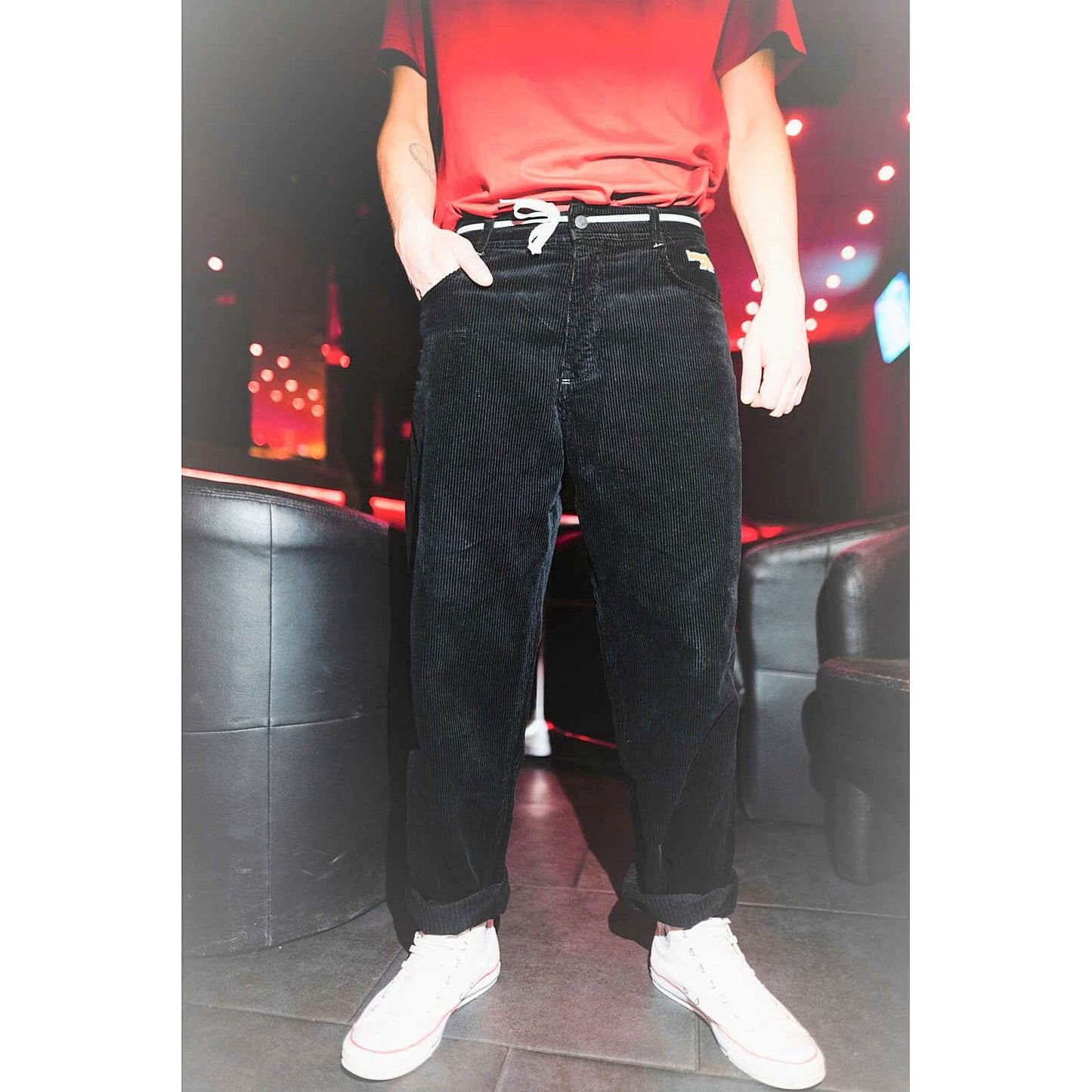 Homeboy X-Tra Baggy Cord Midnight Blue