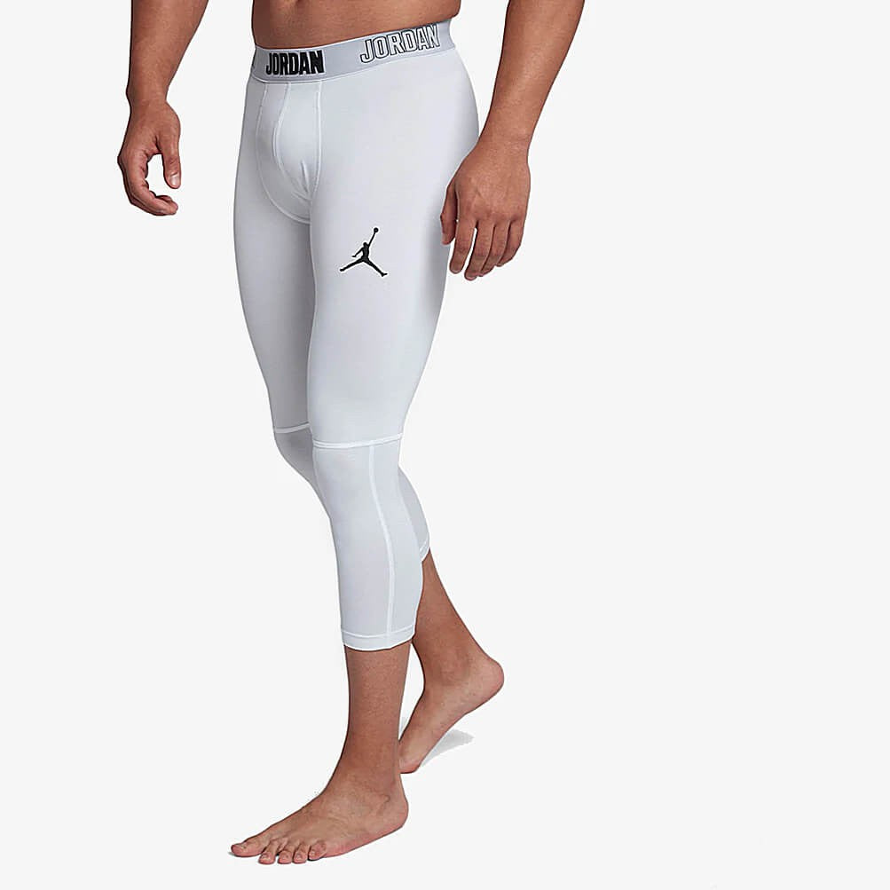Legíny Jordan Dri-Fit 23 Alpha Men'S 3/4 Training Tights biele