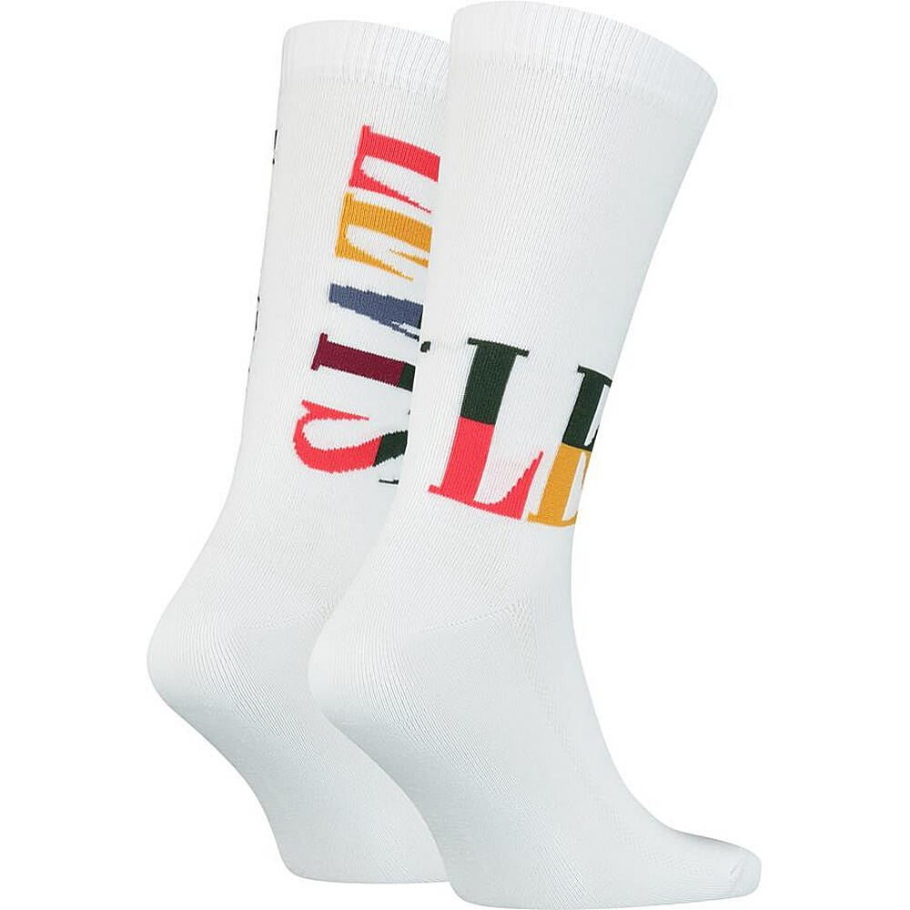 Levis Reg Cut Split Tall Logo 2P White