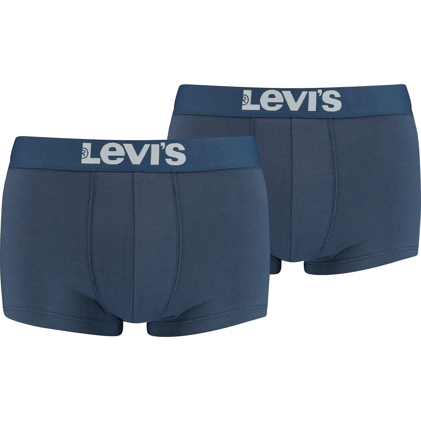 Súprava 2 kusov boxeriek Levi's® Solid Basic Trunk 2P Indigo modré