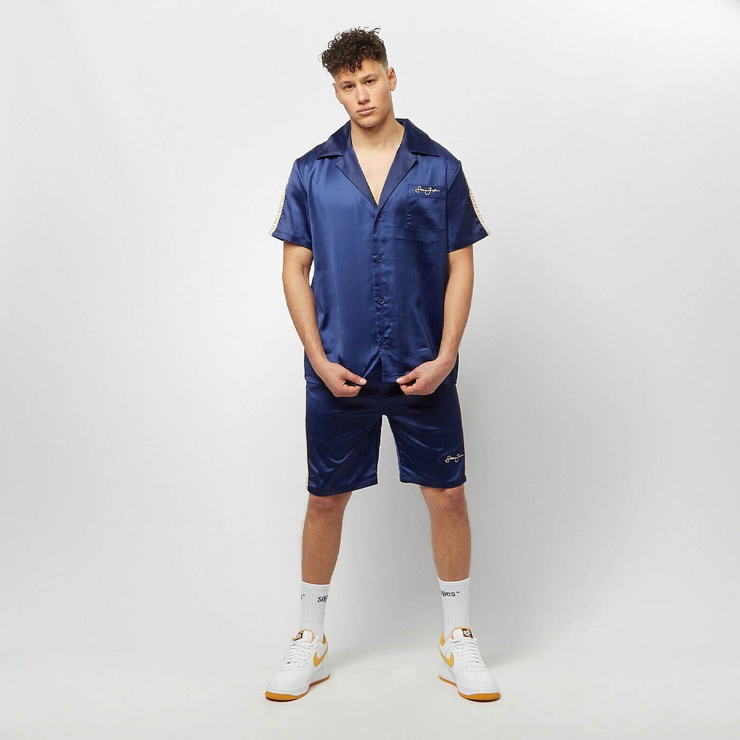 Sean John Classic Logo Resort Shorts dark blue dark blue
