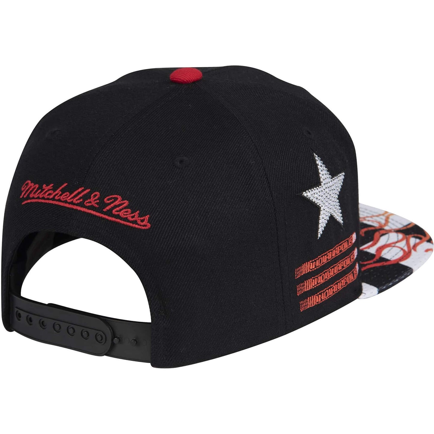 Mitchell & Ness NBA Fast Back Snapback Hwc All Star (Nba) Black/White Checkered