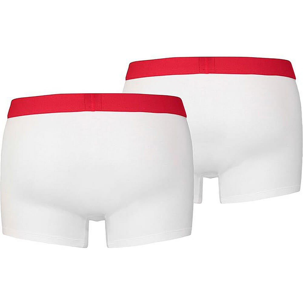 Súprava 2 kusov boxeriek Levi's® Solid Basic Trunk (2-Pack) biele