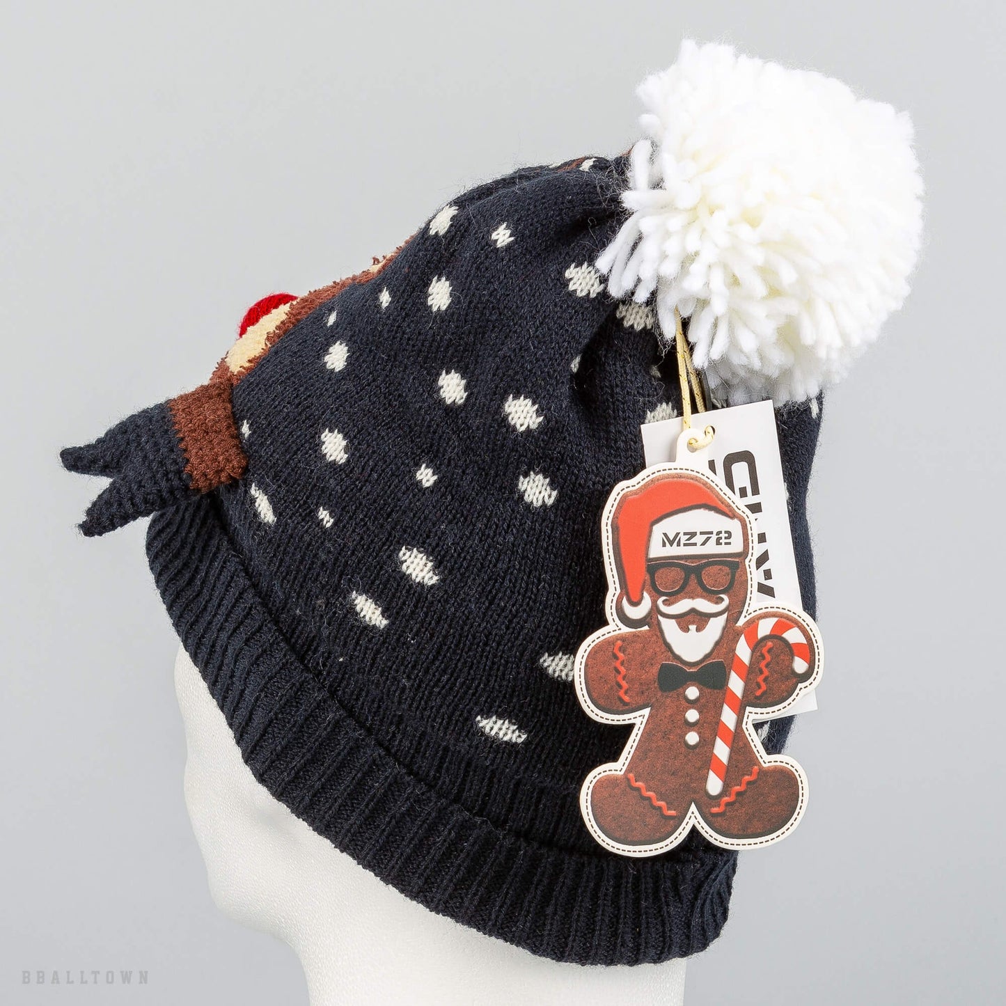 MZ72 Ac-Hoho Christmas beanie Rudolph