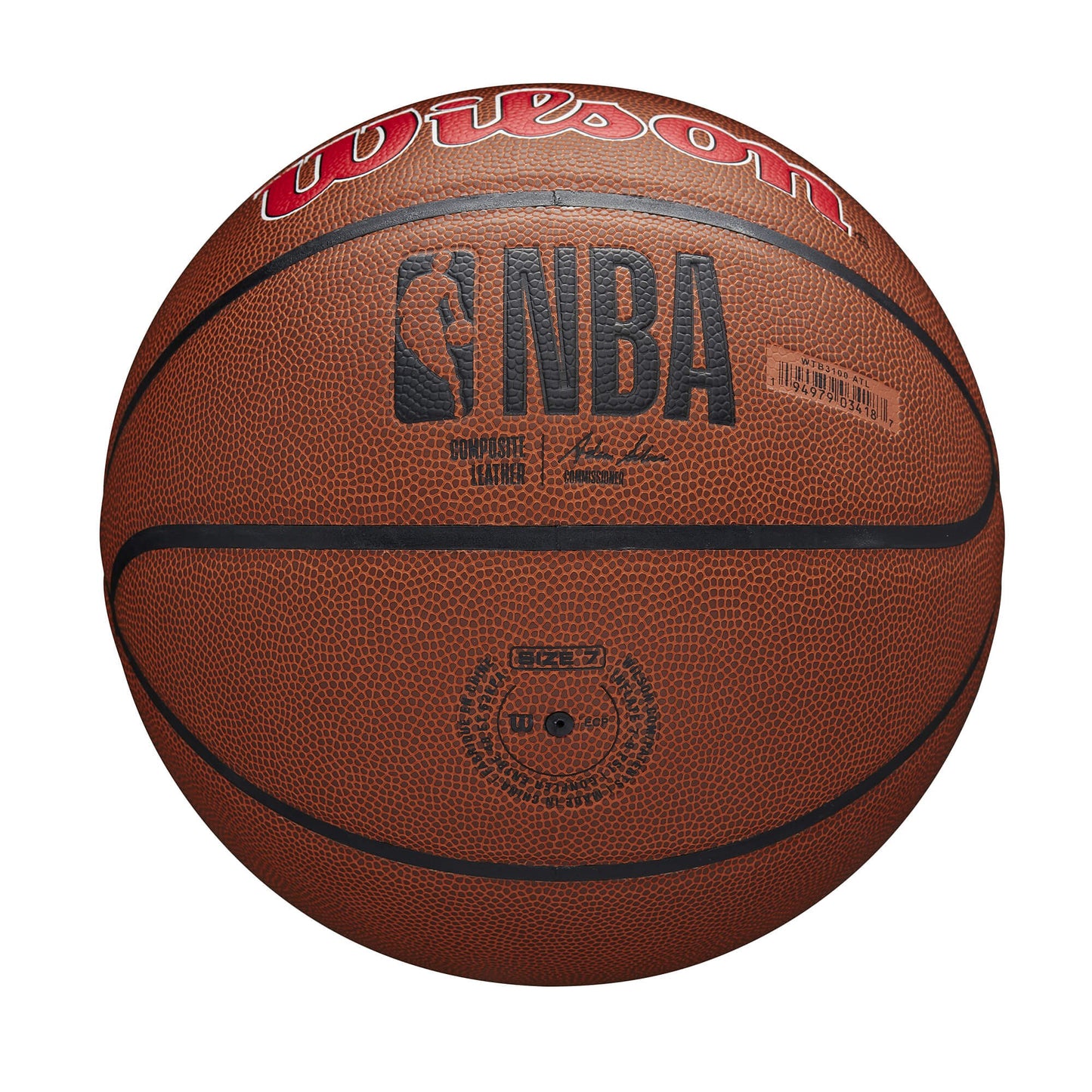 Basketbalová lopta Wilson NBA Team Alliance Composite Atlanta Hawks (veľkosť 7)