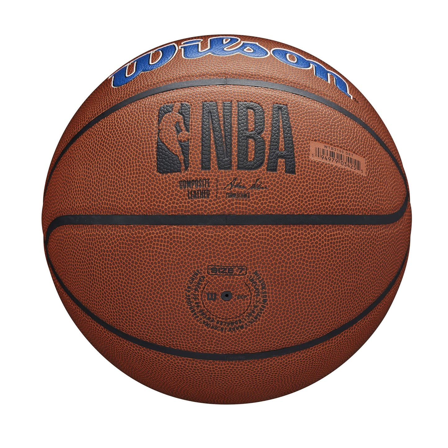 Basketbalová lopta Wilson NBA Team Alliance Composite Detroit Pistons (veľkosť 7)
