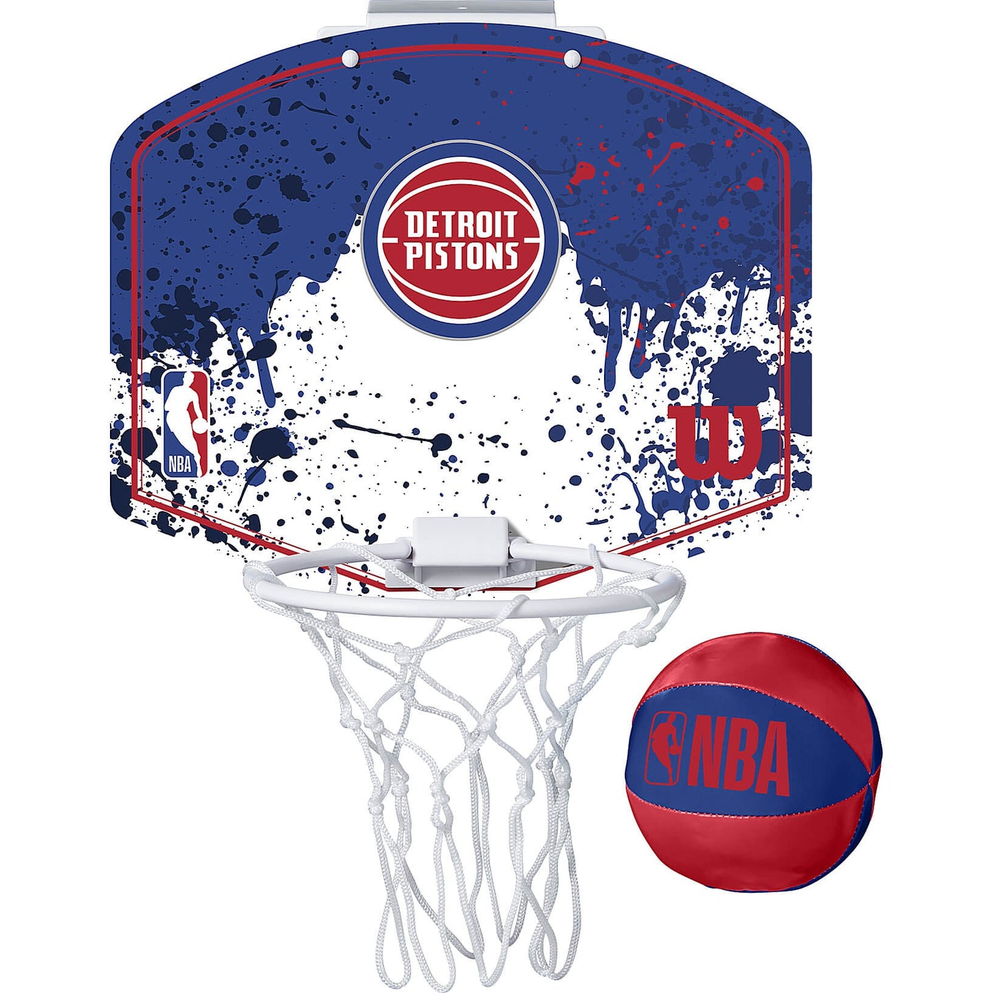Mini basketbalový kôš Wilson NBA Team Mini Hoop Detroit Pistons