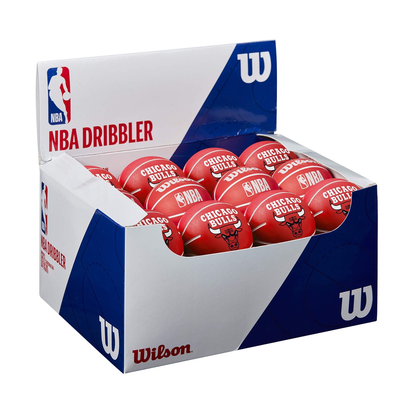 Basketbalová lopta Wilson NBA Dribbler Basketball Chicago Bulls (super mini) červená