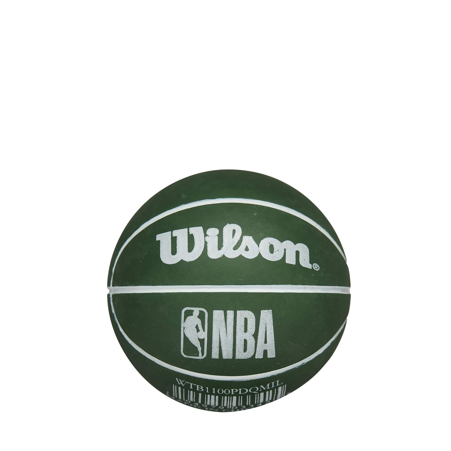 Basketbalová lopta Wilson NBA Dribbler Basketball Milwaukee Bucks (super mini) zelená