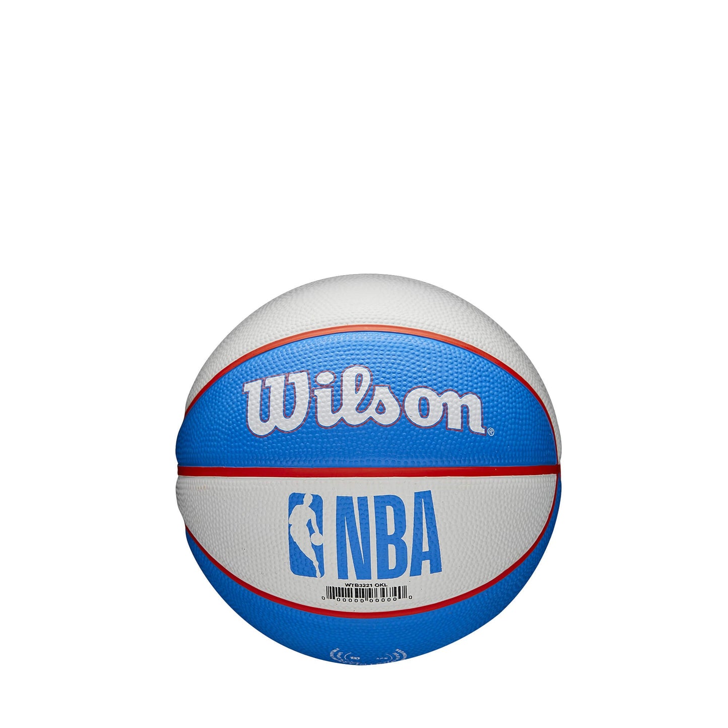 Basketbalová lopta Wilson NBA Team Retro Mini Oklahoma City Thunder (veľkosť 3)